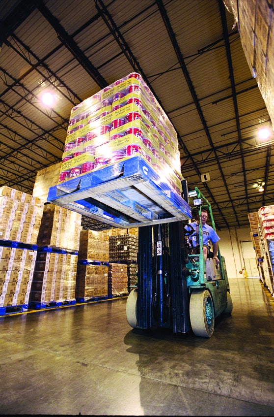 Crated commercial goods example