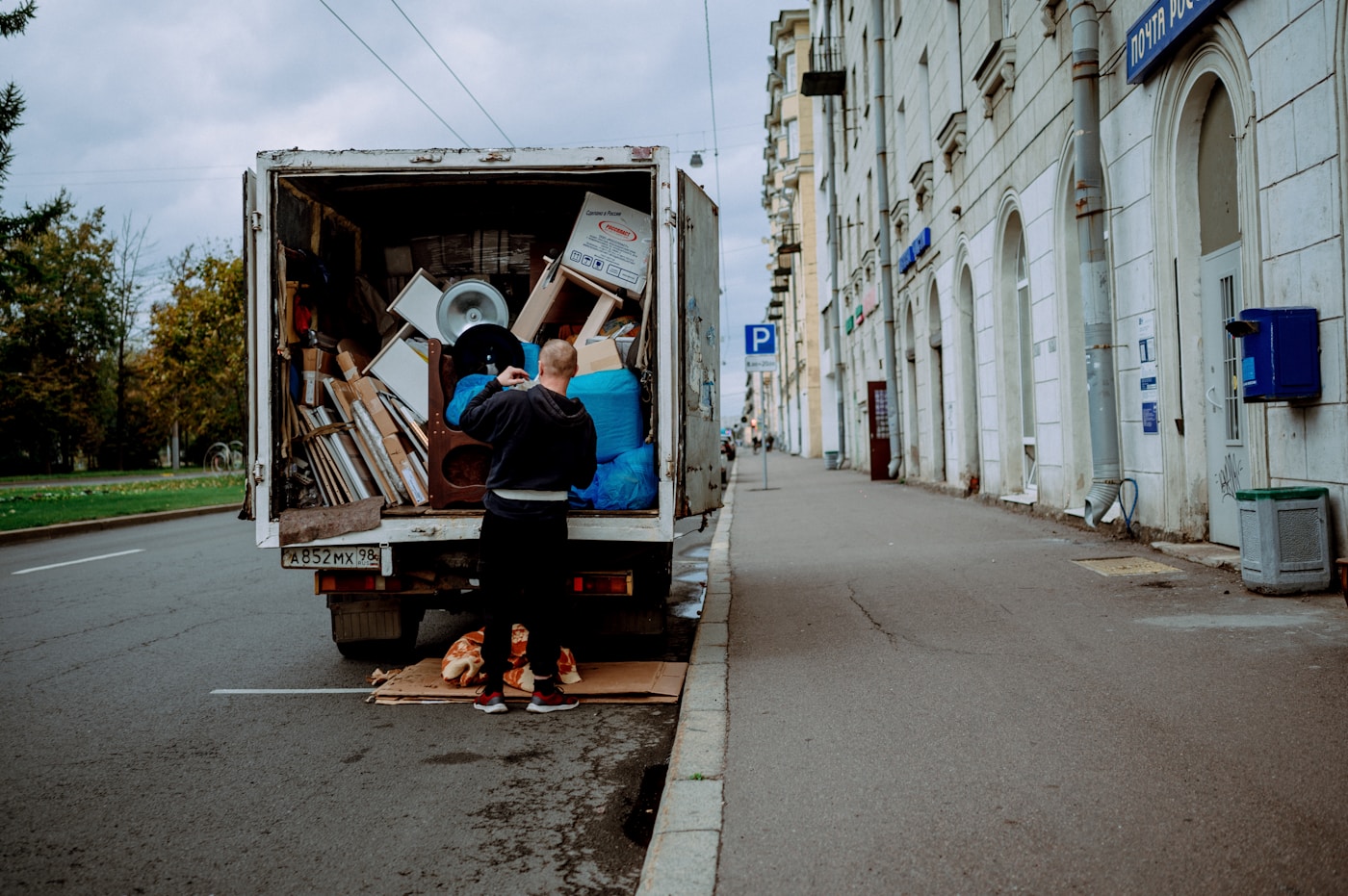 Antique cabinet move example