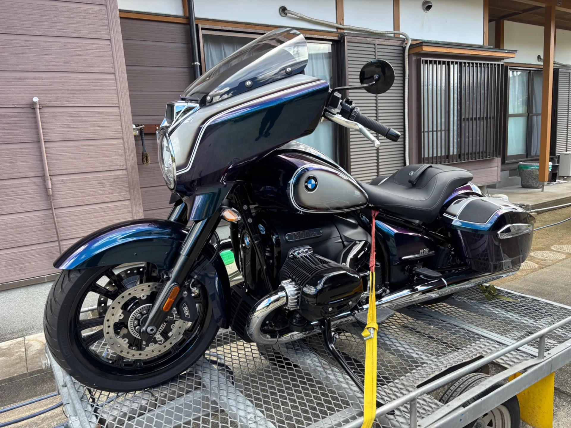 Touring bike transport example